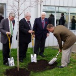 Mark Cullen - Chair, Highway of Heroes Living Tribute; Jim Harrison - Mayor of Quinte West; Mr. Eben James, Sr. - Trenton Cold Storage; Scott Bryk - Executive Director, Highway of Heroes Living Tribute