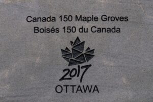 Engraving on Commemorative Rock.