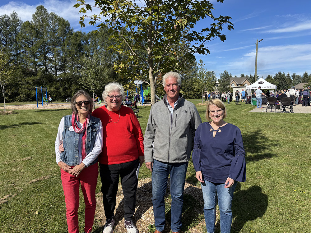 Mulmur Memorial dedication