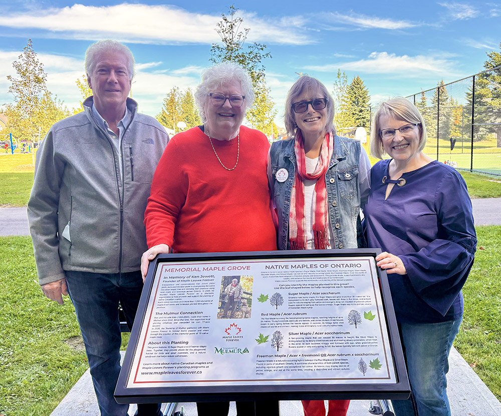 Celebrating History and Heritage: The Dedication of the Ken Jewett Memorial Maple Grove